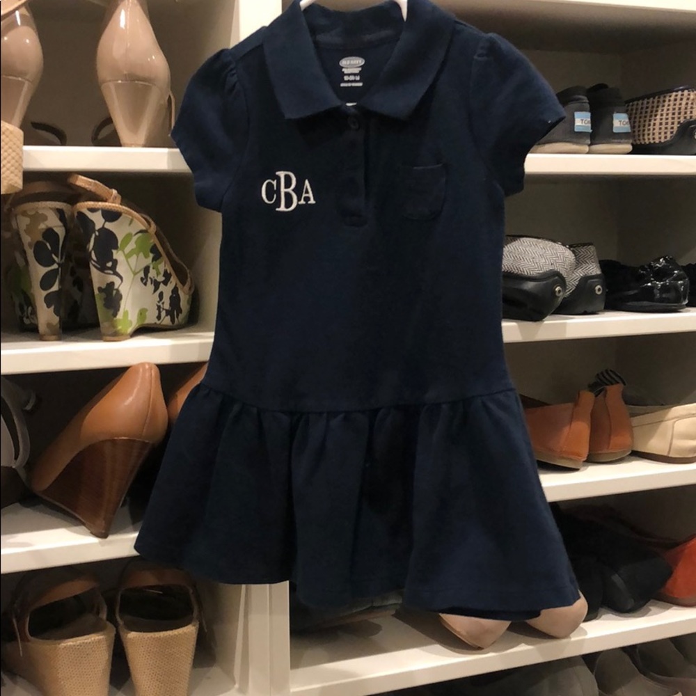 cBa monogram polo dress size 18-24 mo